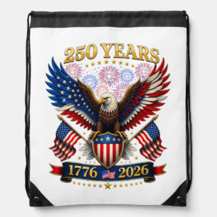 USA 250th Anniversary 1776-2026 Drawstring Bag