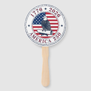 USA 250th Anniversary 1776-2026 Hand Fan