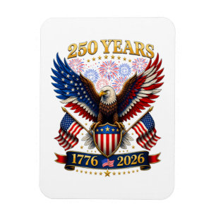 USA 250th Anniversary 1776-2026 Magnet