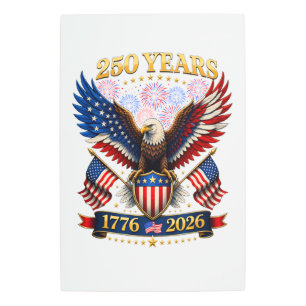 USA 250th Anniversary 1776-2026 Metal Print