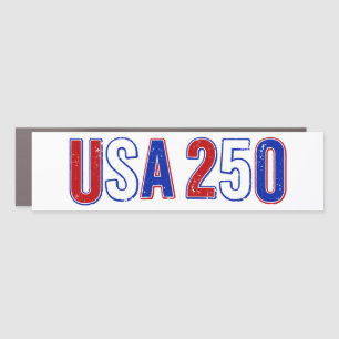 USA 250th Anniversary 1776-2026 Patriotic American Car Magnet