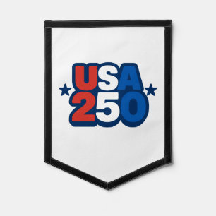 USA 250th Anniversary 1776-2026 Patriotic American Pennant
