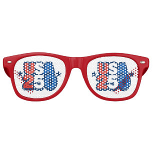 USA 250th Anniversary 1776-2026 Patriotic American Retro Sunglasses