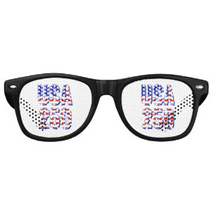 USA 250th Anniversary 1776-2026 Patriotic American Retro Sunglasses