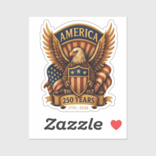 USA 250th Anniversary 1776-2026 Sticker