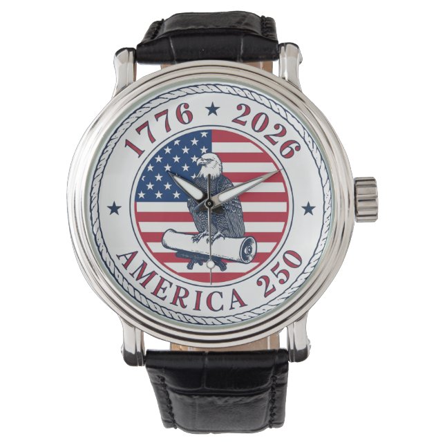 USA 250th Anniversary 1776-2026 Watch (Front)