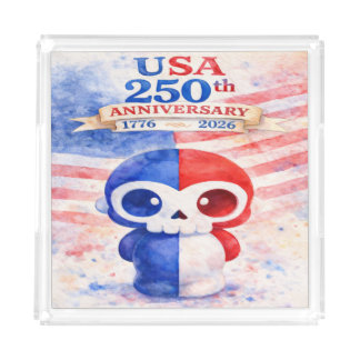 USA 250th Anniversary Acrylic Tray