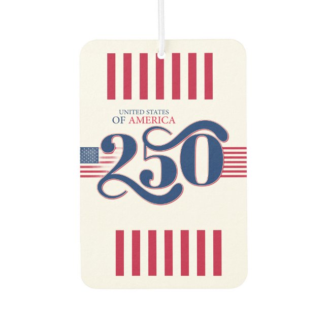 USA 250th Anniversary  Air Freshener ("A small gift with big America pride")