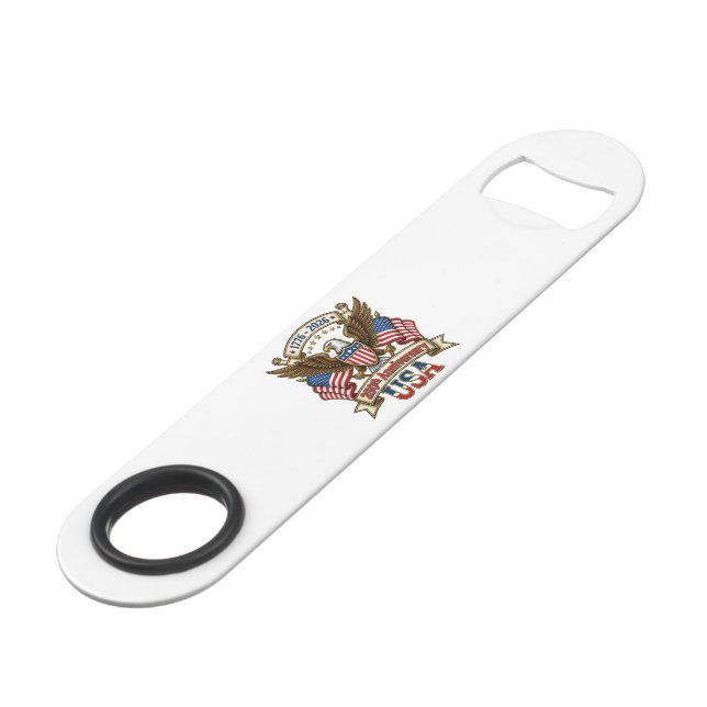 USA 250th Anniversary Bar Key (Front Angled)