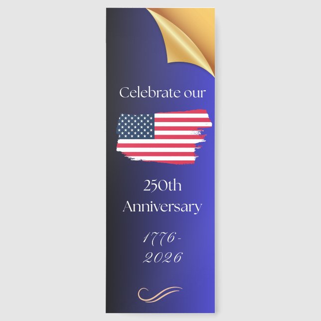 USA 250th Anniversary Bookmark (Front)