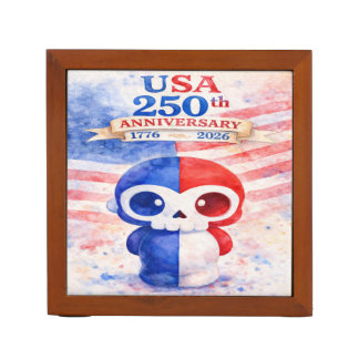 USA 250th Anniversary Desk Organizer
