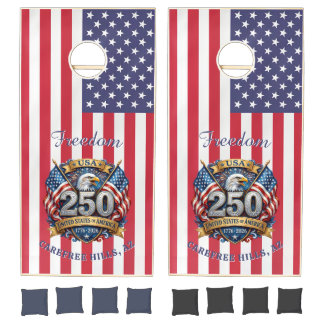 USA 250th Anniversary Event Cornhole Set