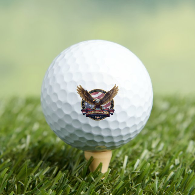 USA 250th Anniversary Event Golf Balls (Insitu Tee)