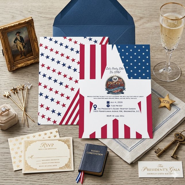 USA 250th Anniversary Event Invite | 2026 Semiquin (Creator Uploaded)