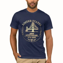 USA 250th Anniversary Golden Gate Gold Design