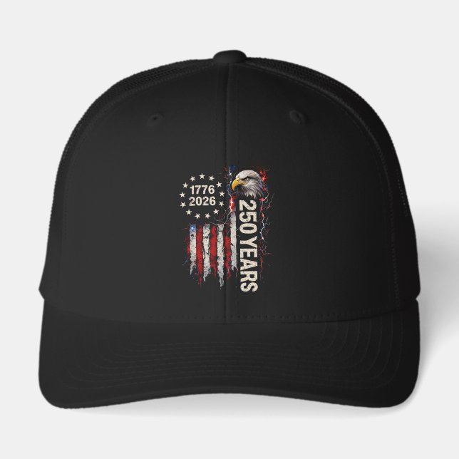 USA 250th Anniversary Independence Day Trucker Hat (Front)