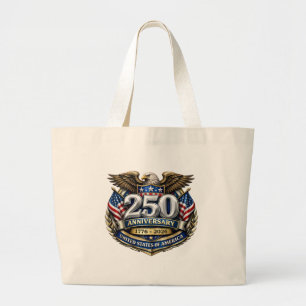 USA 250th Anniversary Jumbo Tote Bag