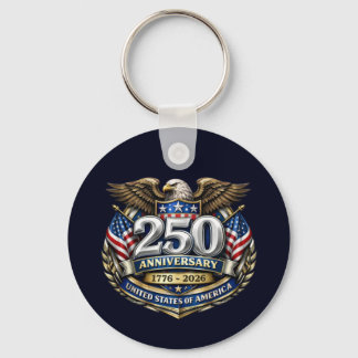 USA 250th Anniversary Keychain