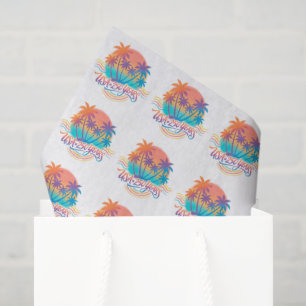 USA 250th anniversary Palm Trees  Tissue Paper