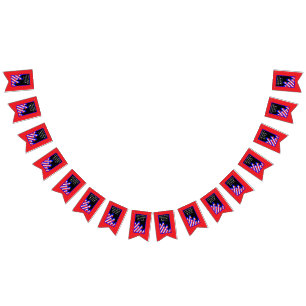 USA 250th Anniversary Party And Business Bunting Flags