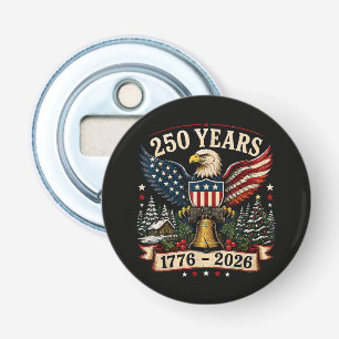 USA 250th Anniversary Patriotic Christmas Eagle Bottle Opener