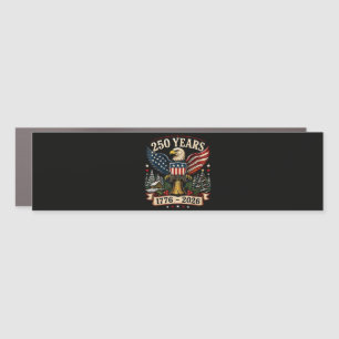 USA 250th Anniversary Patriotic Christmas Eagle Car Magnet