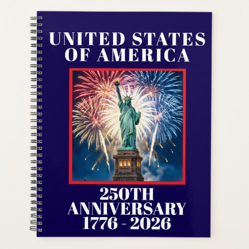 USA 250th Anniversary Patriotic Planner