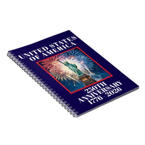 USA 250th Anniversary Patriotic Planner  Notebook
