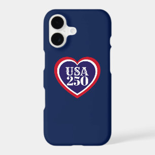 USA 250th Anniversary Patriotic Red White Blue iPhone 17 Case