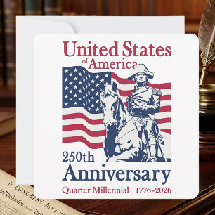 USA 250th Anniversary Semiquincentennial 1776-2026 Invitation
