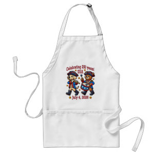 USA 250th Anniversary Souvenir - Patriotic  Adult Apron