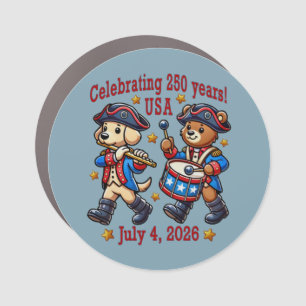 USA 250th Anniversary Souvenir - Patriotic  Car Magnet