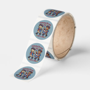 USA 250th Anniversary Souvenir - Patriotic  Classic Round Sticker
