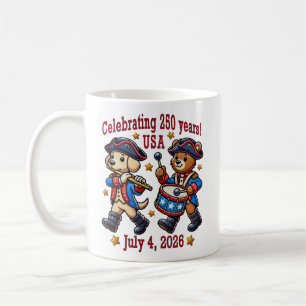 USA 250th Anniversary Souvenir - Patriotic  Coffee Mug