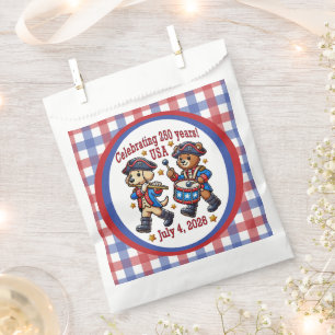 USA 250th Anniversary Souvenir - Patriotic Favor Bag
