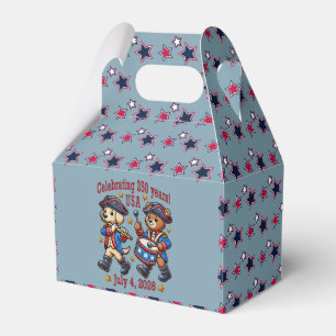 USA 250th Anniversary Souvenir - Patriotic Favor Boxes