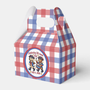 USA 250th Anniversary Souvenir - Patriotic  Favor Boxes