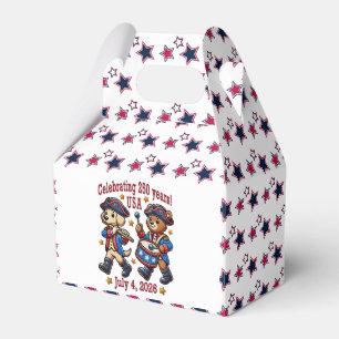 USA 250th Anniversary Souvenir - Patriotic  Favor Boxes