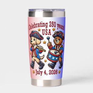 USA 250th Anniversary Souvenir - Patriotic  Insulated Tumbler