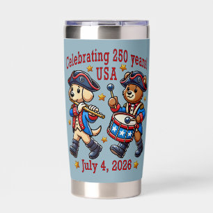 USA 250th Anniversary Souvenir - Patriotic  Insulated Tumbler