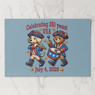 USA 250th Anniversary Souvenir - Patriotic  Paper Pad