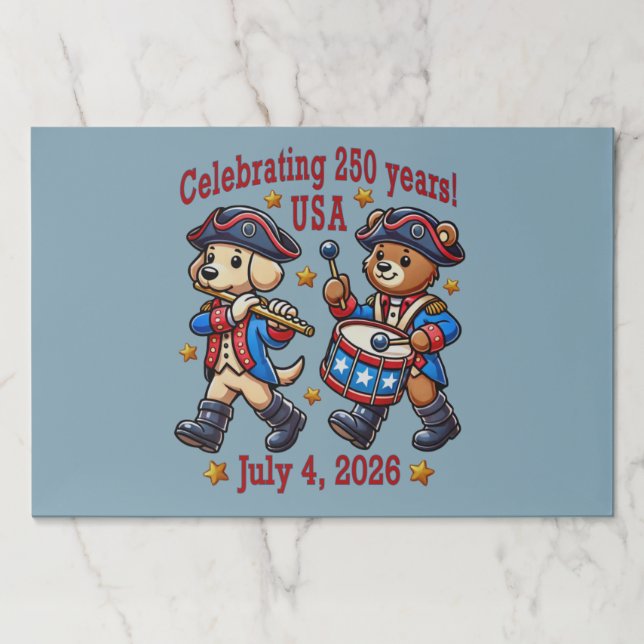 USA 250th Anniversary Souvenir - Patriotic  Paper Pad (Front)