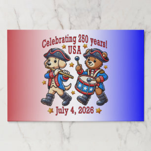 USA 250th Anniversary Souvenir - Patriotic  Paper Pad