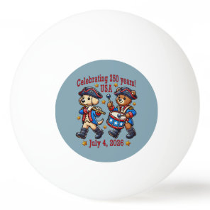 USA 250th Anniversary Souvenir - Patriotic  Ping Pong Ball