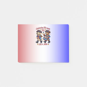 USA 250th Anniversary Souvenir - Patriotic Post-it Notes