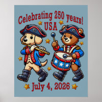 USA 250th Anniversary Souvenir - Patriotic