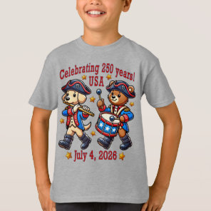 USA 250th Anniversary Souvenir - Patriotic  T-Shirt