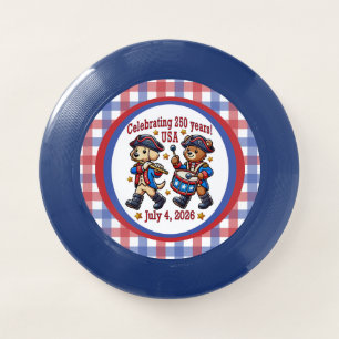 USA 250th Anniversary Souvenir - Patriotic  Wham-O Frisbee