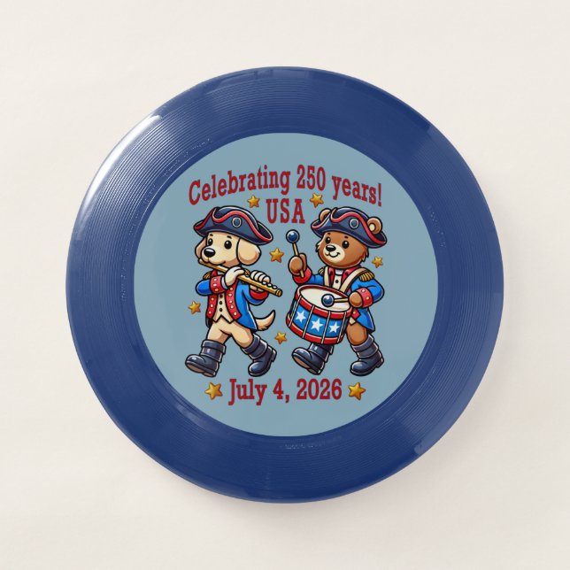USA 250th Anniversary Souvenir - Patriotic  Wham-O Frisbee (Front)