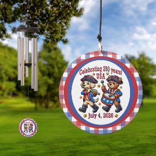 USA 250th Anniversary Souvenir - Patriotic  Wind Chime